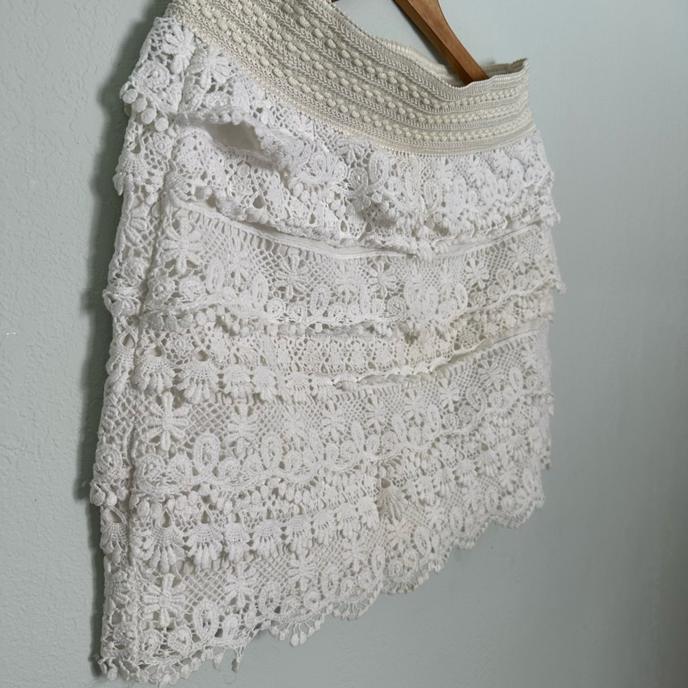 White Lace Skirt